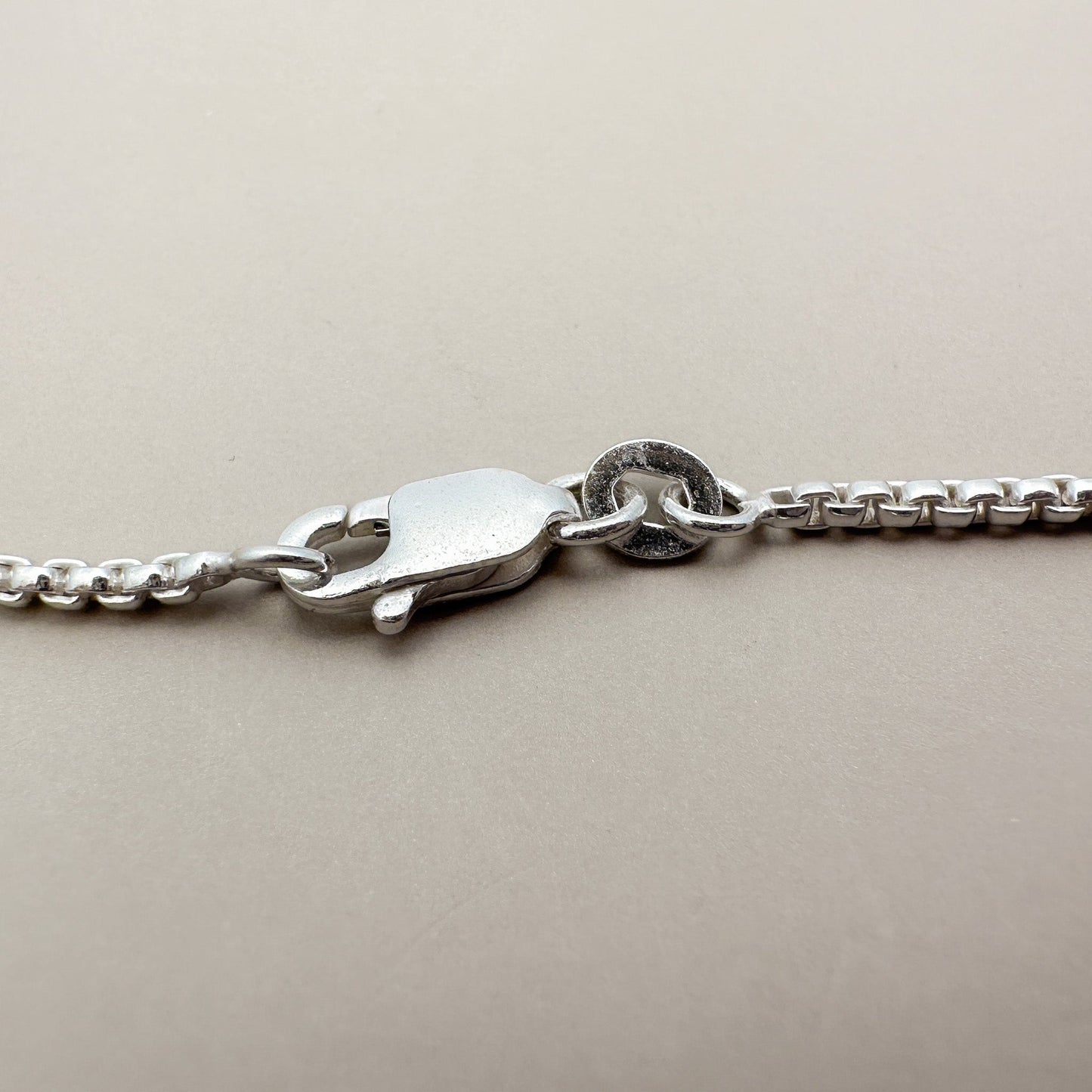 18" Round Box Chain 1.5mm Finished Chain  (Sterling Silver) - 1 pc. (M1981)