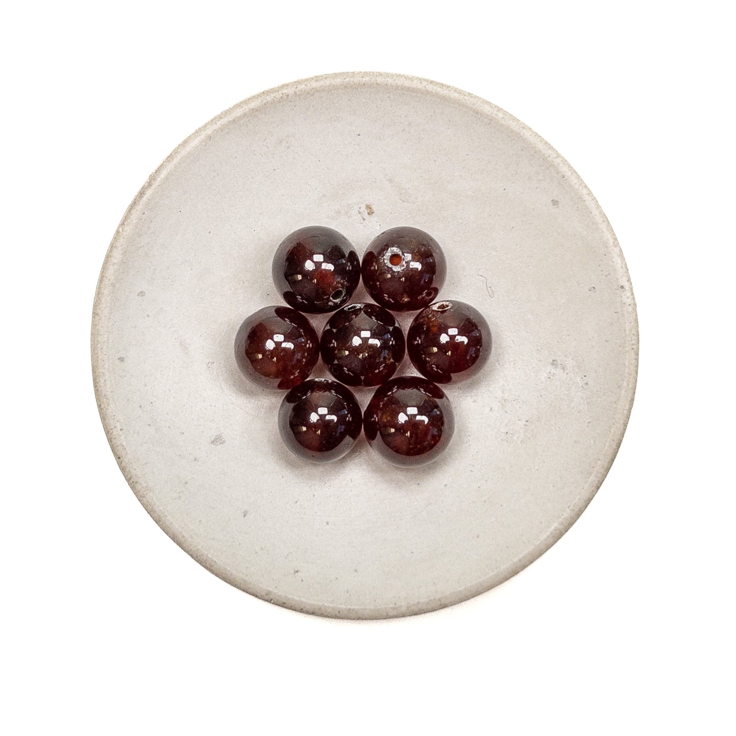 Hessonite Garnet 10mm Round Bead - 1 pc. (P2706)