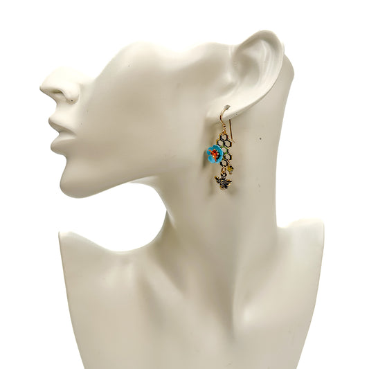 Honeybee Earring Kit - 3 Colors Available-The Bead Gallery Honolulu