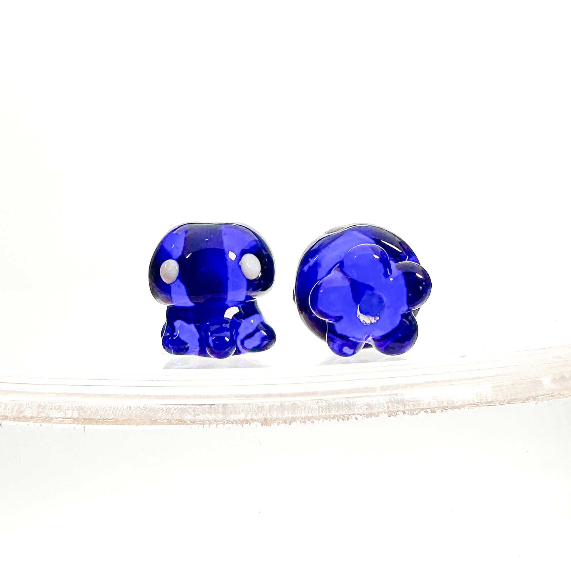 Chibi Handmade Glass Beads - Jellyfish (3 Color Options)-The Bead Gallery Honolulu