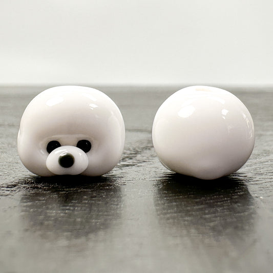 Chibi Beads - Bichon Frize Dog-The Bead Gallery Honolulu