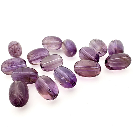 Ametrine 9x13mm Smooth Barrel Bead - 7.75" Strand