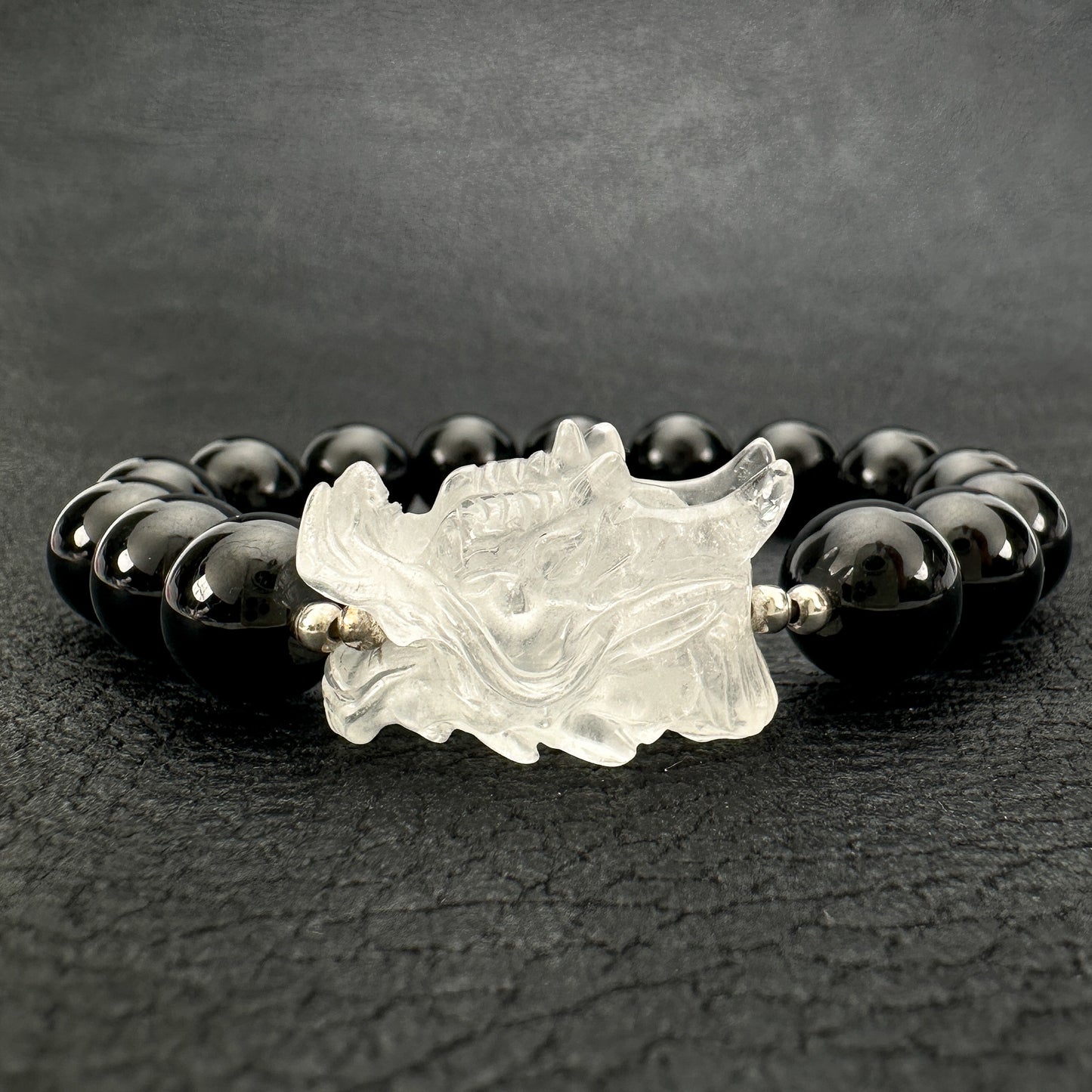 Dragon Head Stretchy Cord Bracelet (J279)