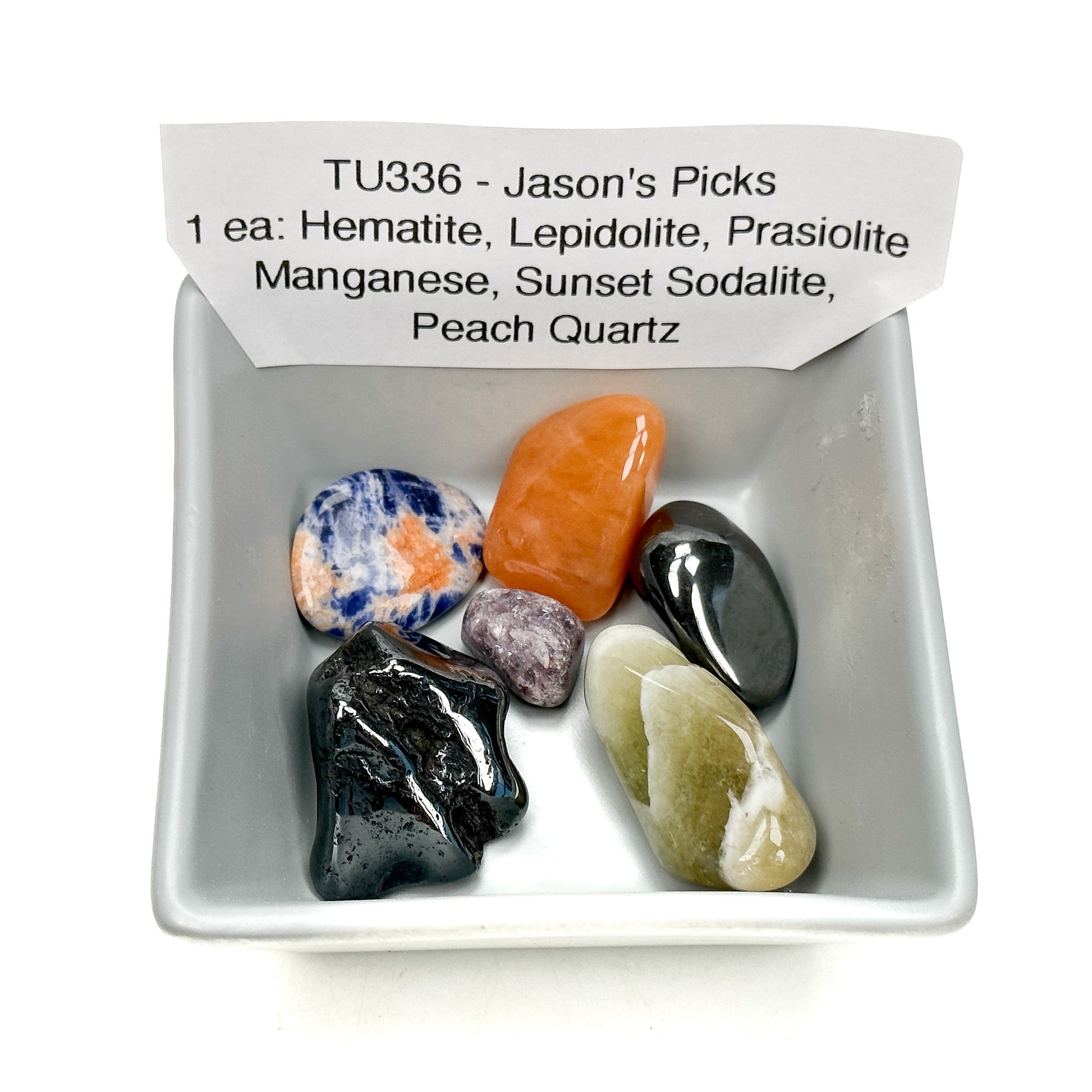 Jason's Picks: Ground & Manifest Tumbled Stone Set - 6 pcs.-The Bead Gallery Honolulu