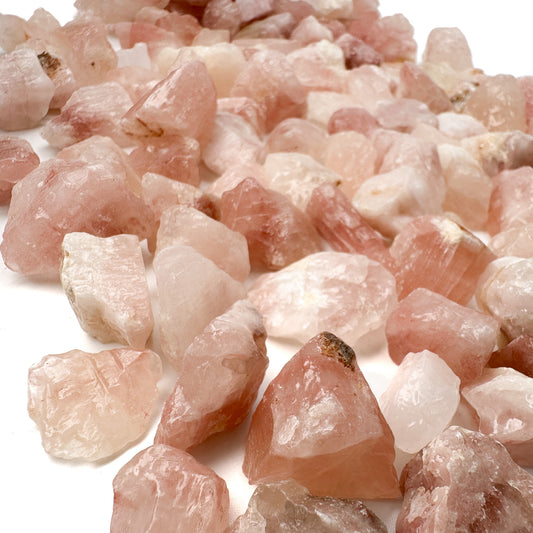 Strawberry (Pink) Calcite Small Chunky Rough Specimen - 5 pcs.-The Bead Gallery Honolulu