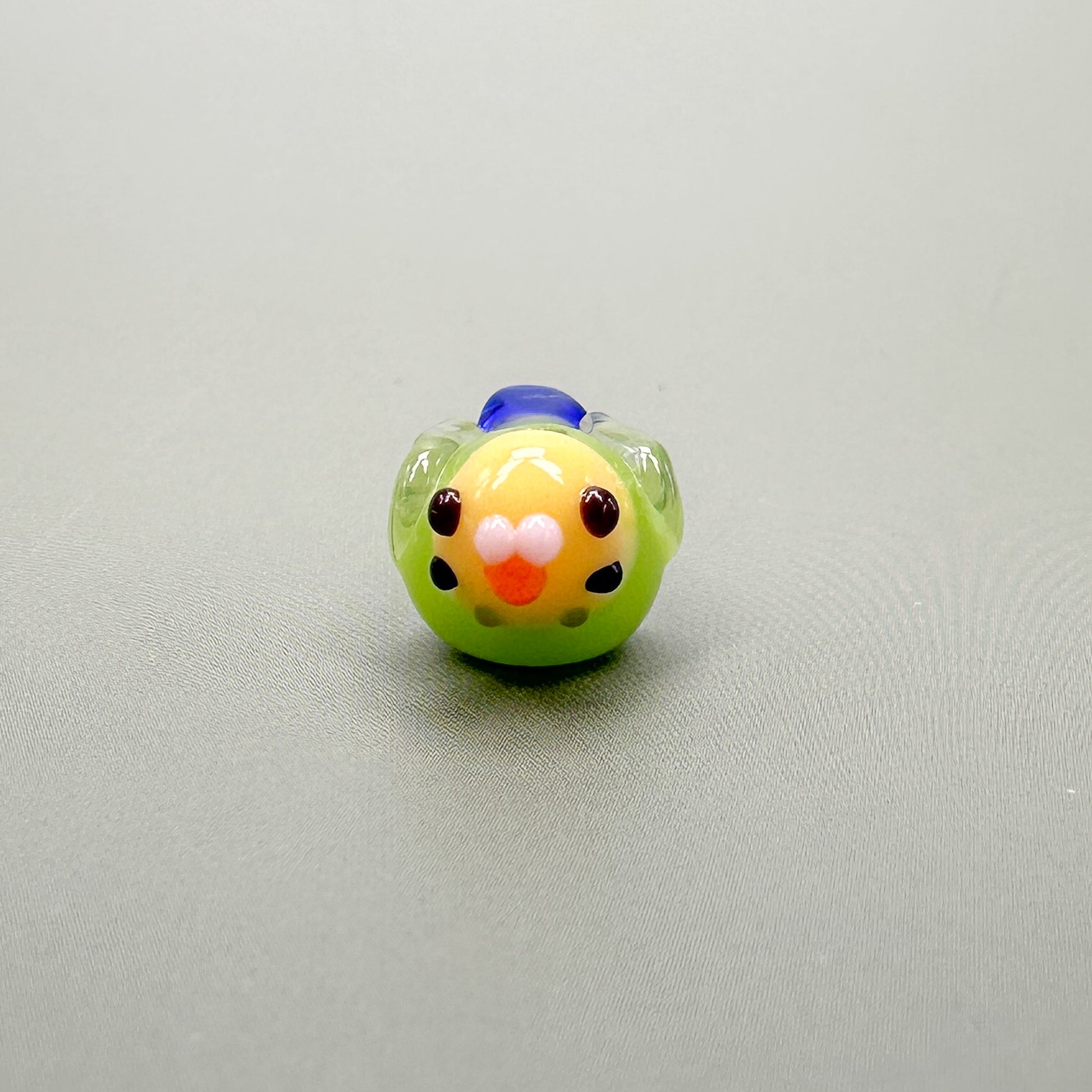 Chibi Handmade Glass Beads - Budgerigar (Budgie) - 1 pc.-The Bead Gallery Honolulu