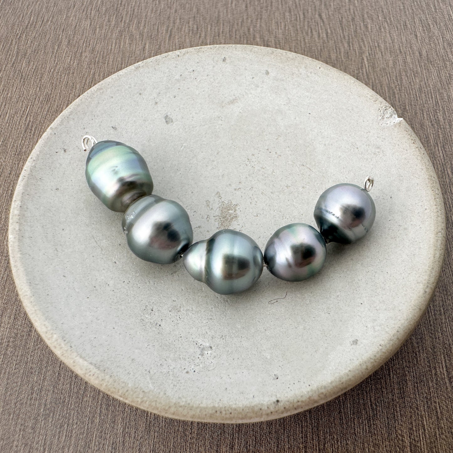 Tahitian Pearl Mixed Shape Medium Luster - 7 pcs. (P3260)