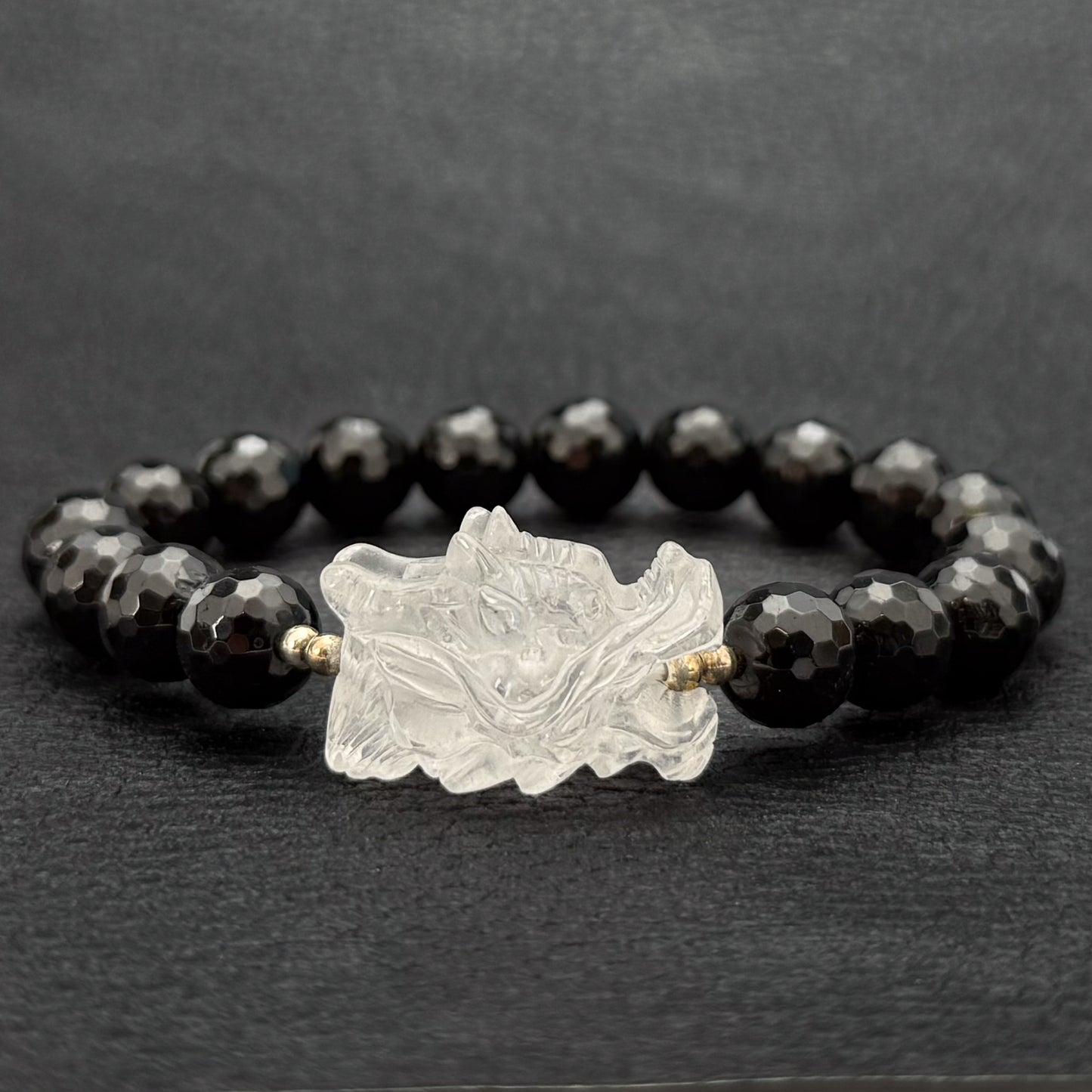 Dragon Head Stretchy Cord Bracelet (J279)