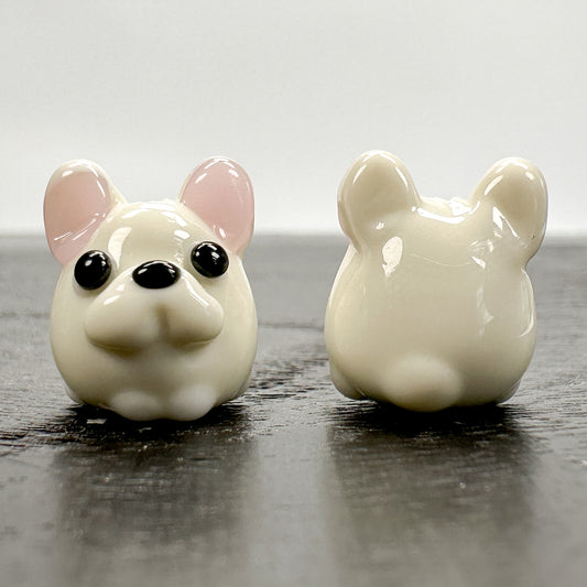 Chibi Beads - French Bulldog Dog Body Cream-The Bead Gallery Honolulu