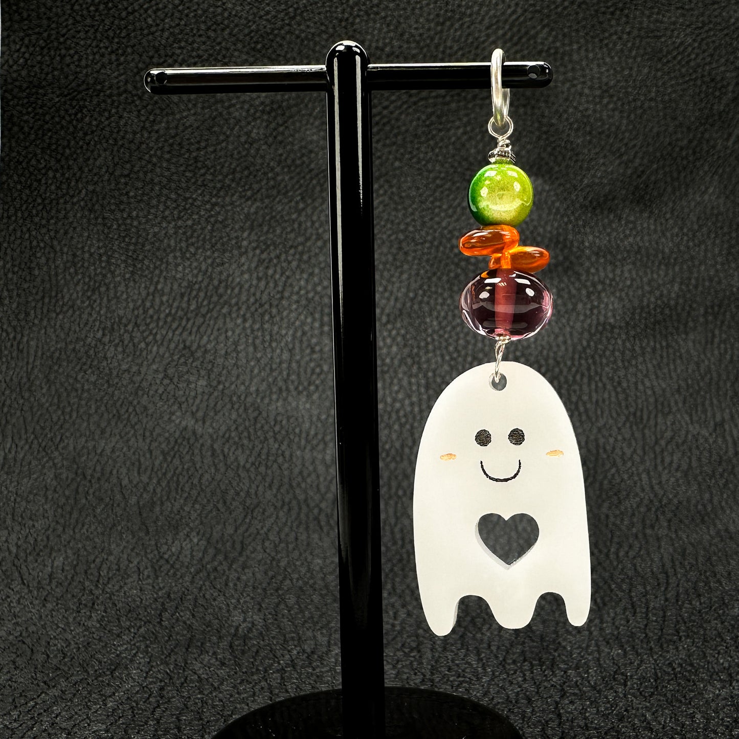 Boo-tiful Ghost or Bat Acrylic Jewelry - 1 pair (J282)