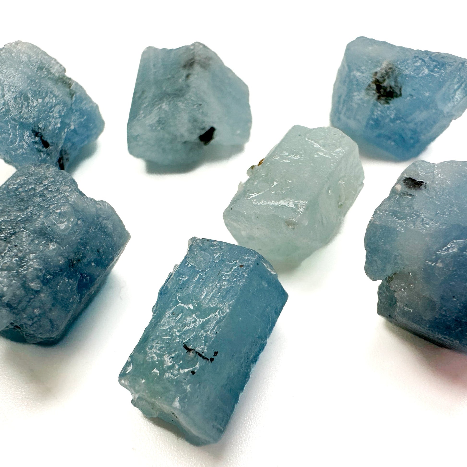 Aquamarine Raw Crystal Nugget Bead - 1 pc.-The Bead Gallery Honolulu