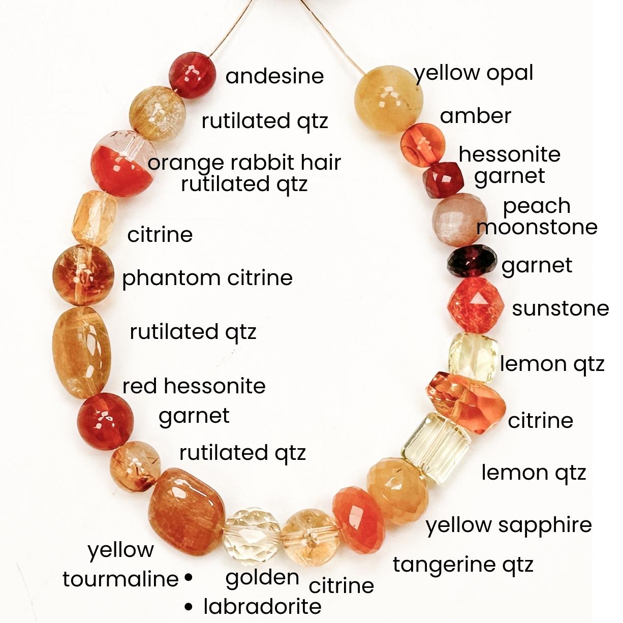 Autumn Glow Finished Bracelet - 1 ea.-The Bead Gallery Honolulu