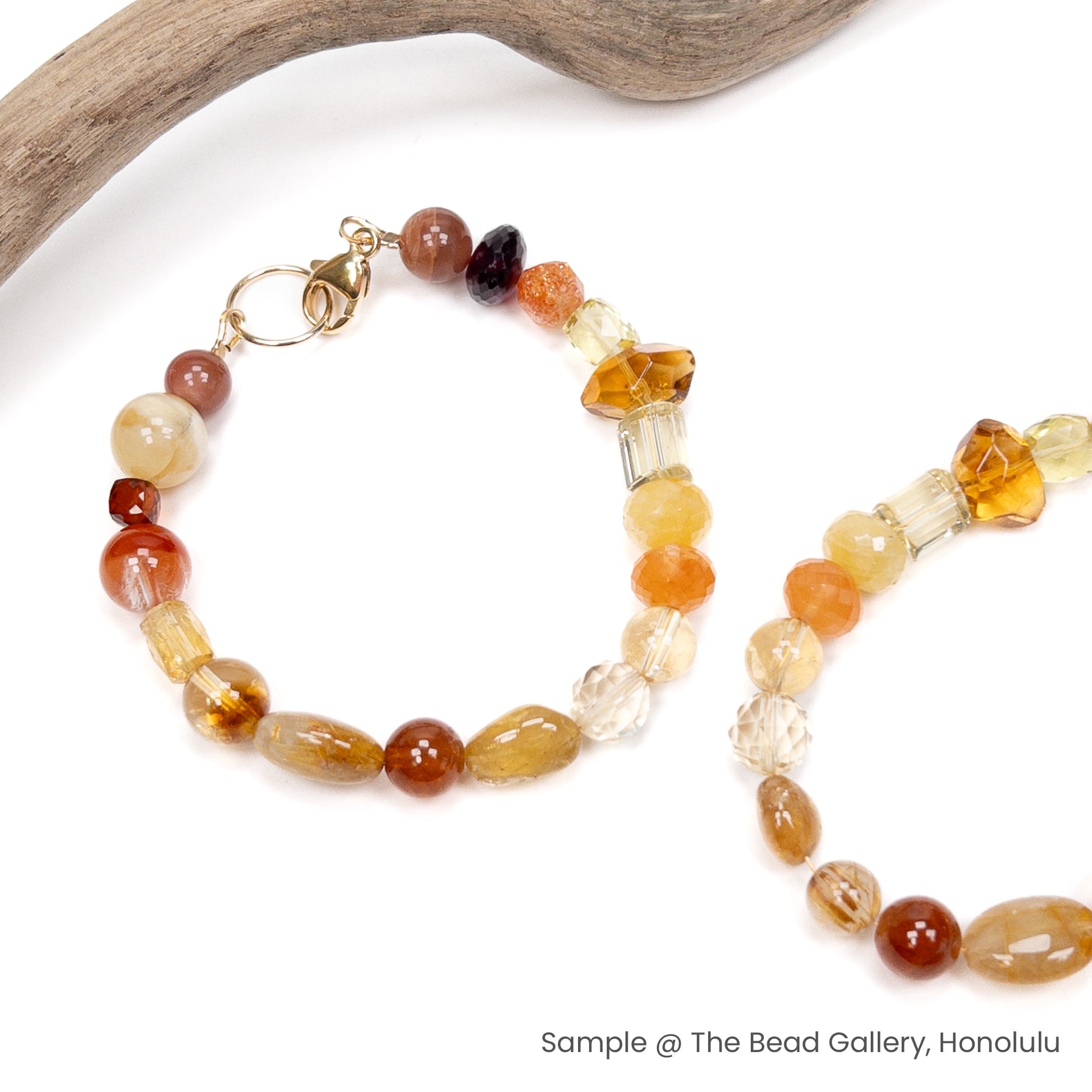 Autumn Glow "Almost Finished" Bracelet - 1 ea.-The Bead Gallery Honolulu