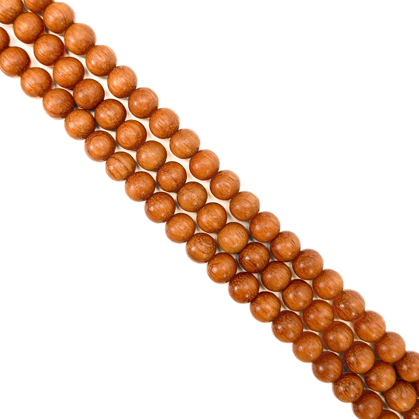 Bayong Wood 10mm Polished Finish Round Bead - 16" Strand (GEM2175)