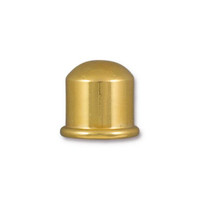 Bead Cap 10mm Cupola (4 Metal Options) - 1 pc.