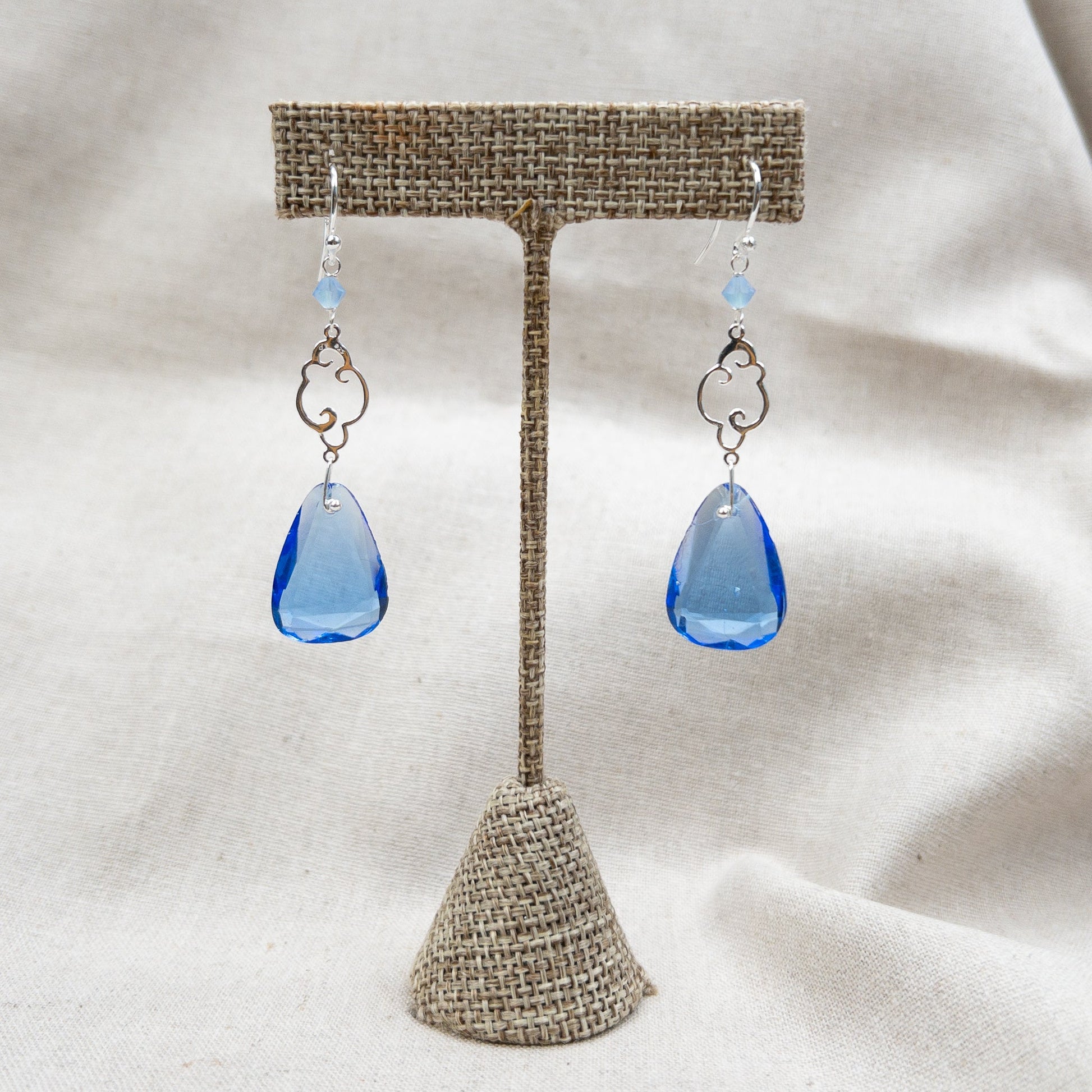 Blue Skies Earring Kit (Sterling Silver) - Kit or Finished Earrings