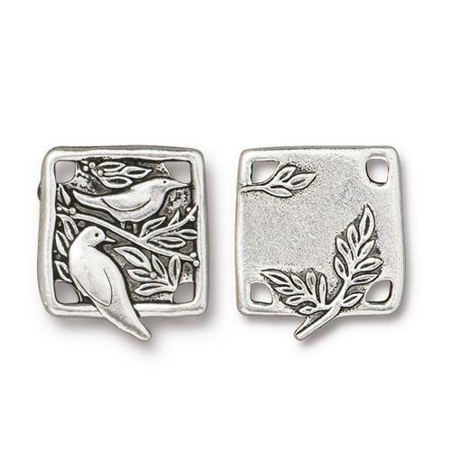 Botanical Birds Diamond Link (4 Colors Available) - 1 pc.