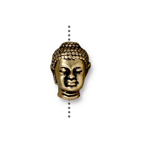 Buddha (Large Hole) Head Bead (4 Colors Available) - 1 pc.