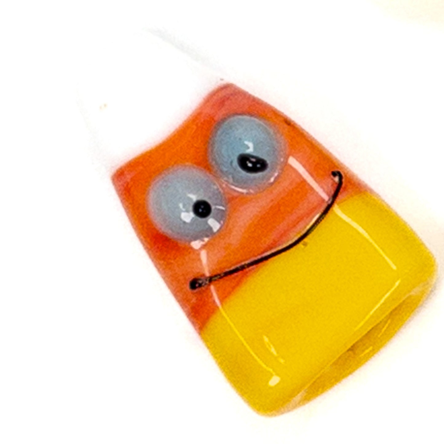 Calvin Orr Handmade Glass Goofy Candy Corn Beads! - 1 pc. (LB32)