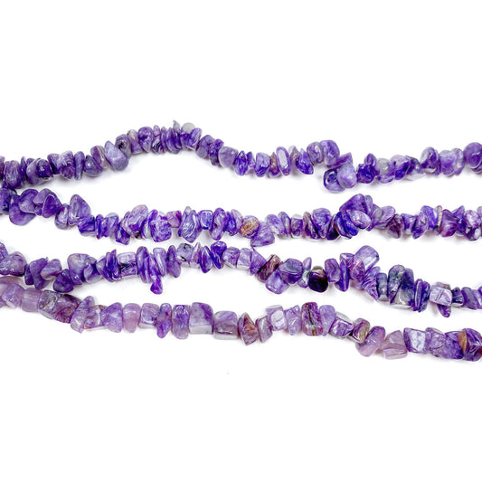 Charoite Strand - Purple Freeform Chips-The Bead Gallery Honolulu