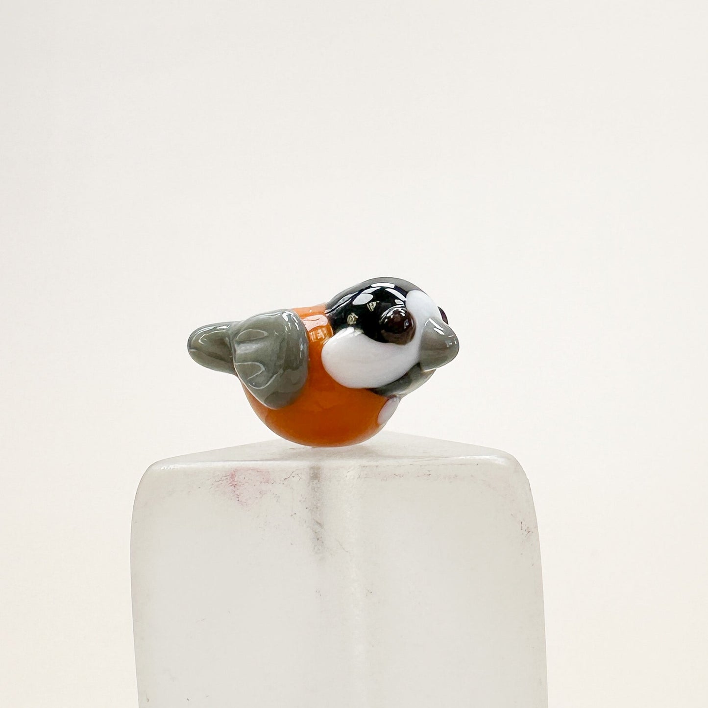 Chibi Handmade Glass Beads - Bird Shape Varied Tit-The Bead Gallery Honolulu