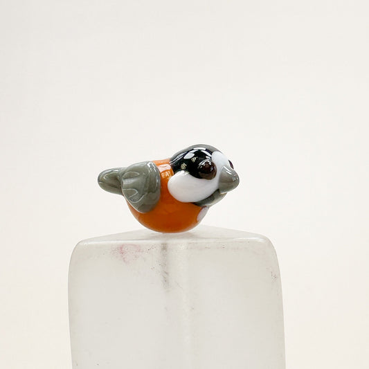 Chibi Handmade Glass Beads - Bird Shape Varied Tit-The Bead Gallery Honolulu