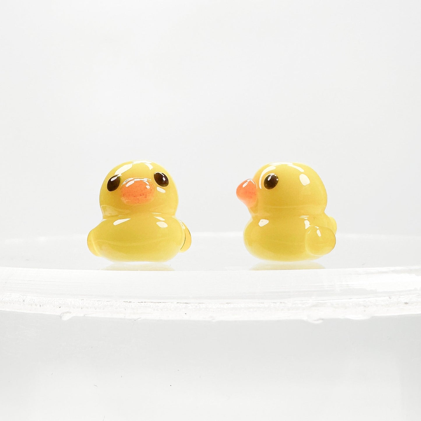 Chibi Handmade Glass Beads - Duck (2 Colors Available) - 1 pc.-The Bead Gallery Honolulu