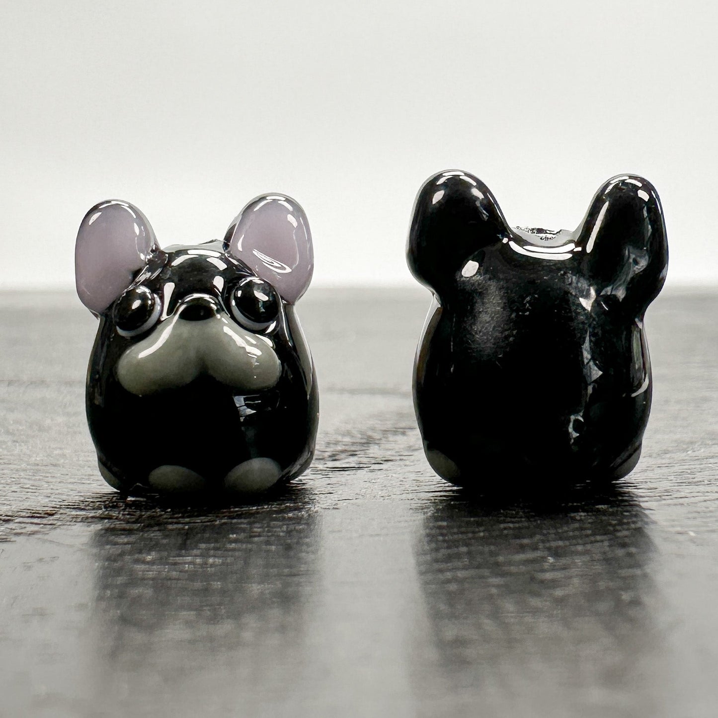 Chibi Beads - French Bulldog Dog Body Black-The Bead Gallery Honolulu