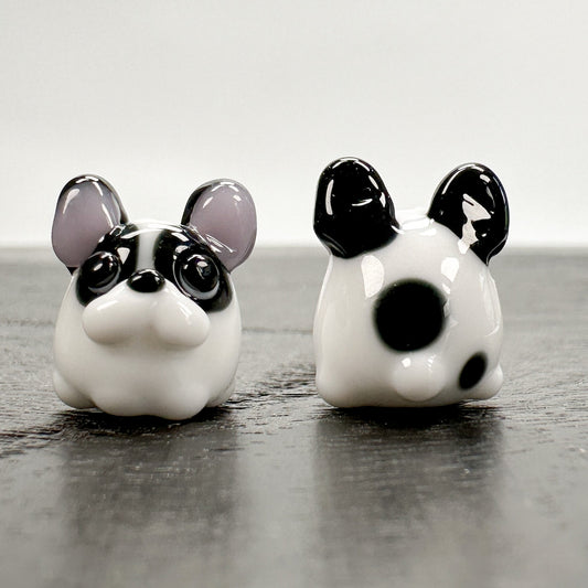 Chibi Beads - French Bulldog Dog Body Pied-The Bead Gallery Honolulu