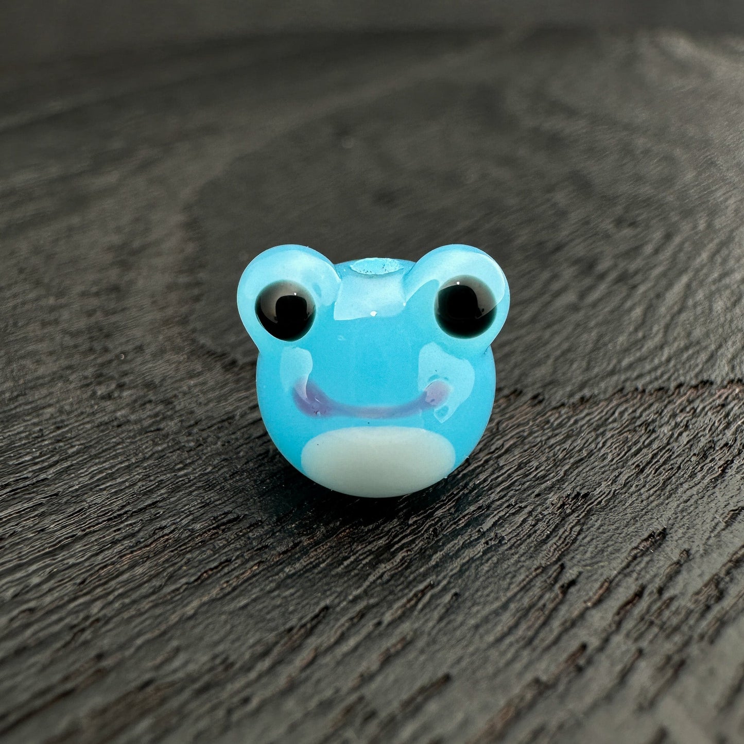 Chibi Handmade Glass Beads - Frog (6 Color Options) (LB258)