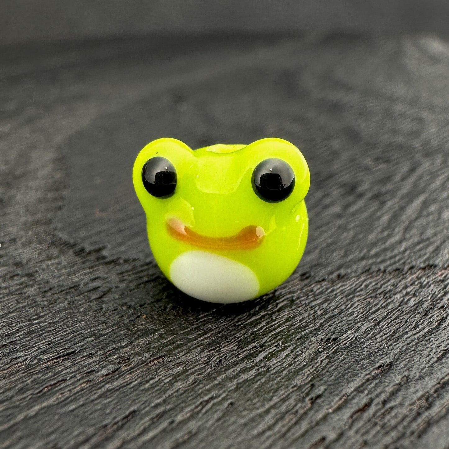 Chibi Handmade Glass Beads - Frog (6 Color Options) (LB258)