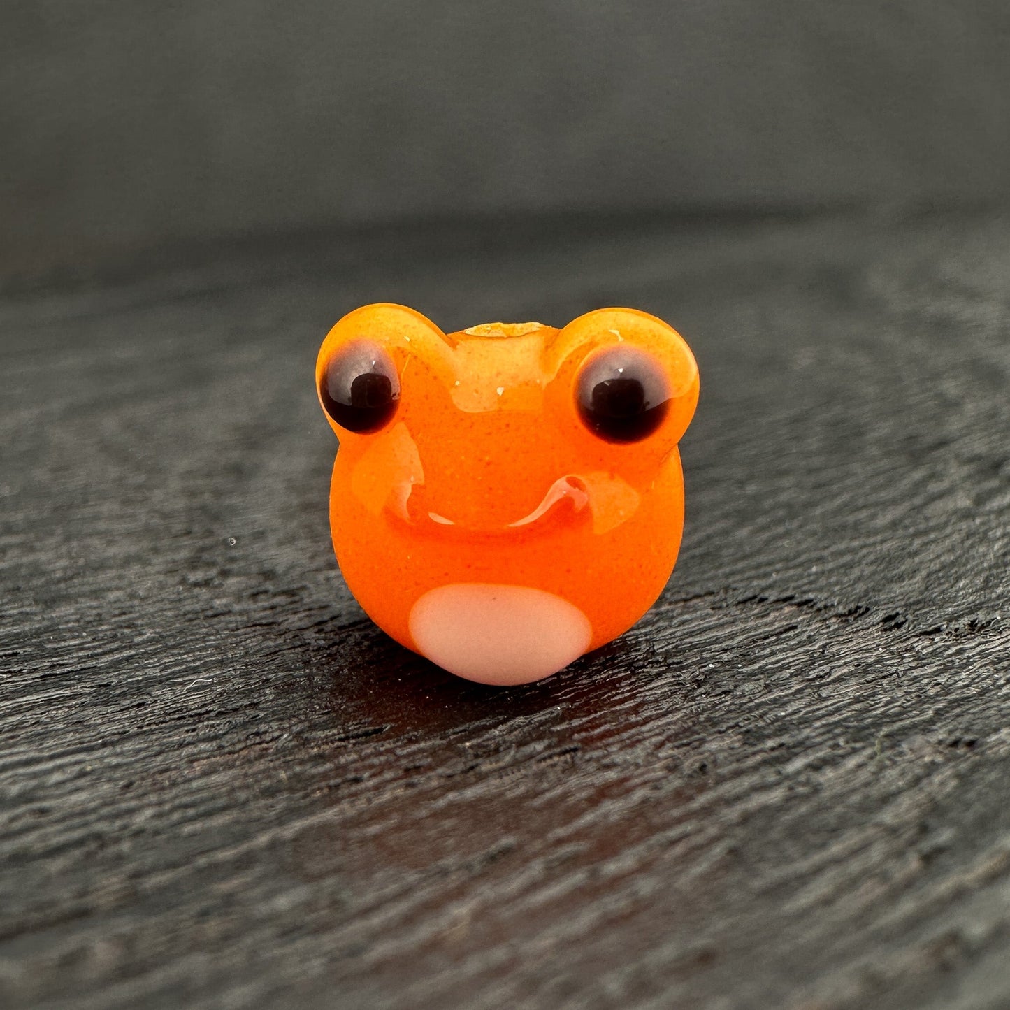 Chibi Handmade Glass Beads - Frog (6 Color Options) (LB258)