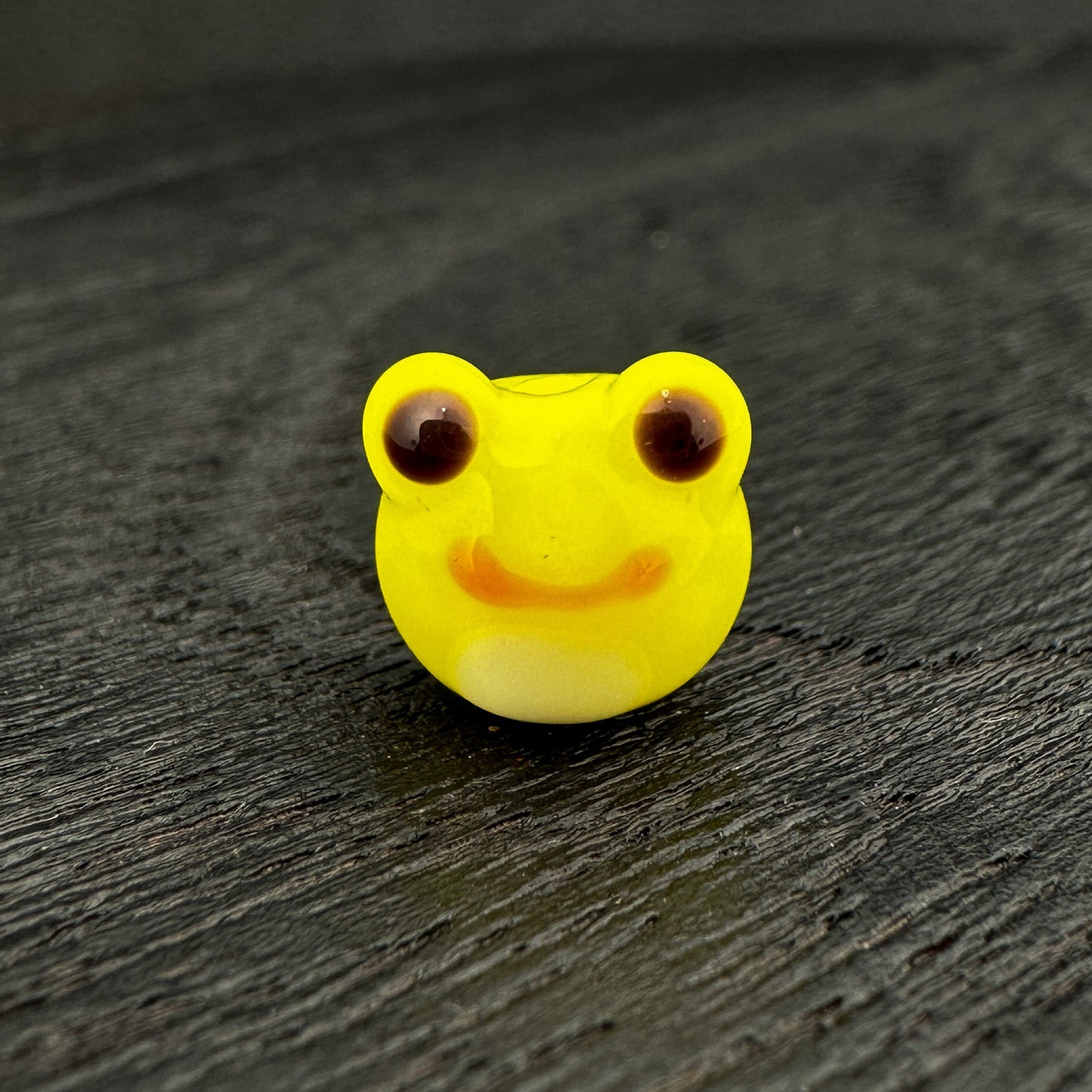 Chibi Handmade Glass Beads - Frog (6 Color Options) (LB258)