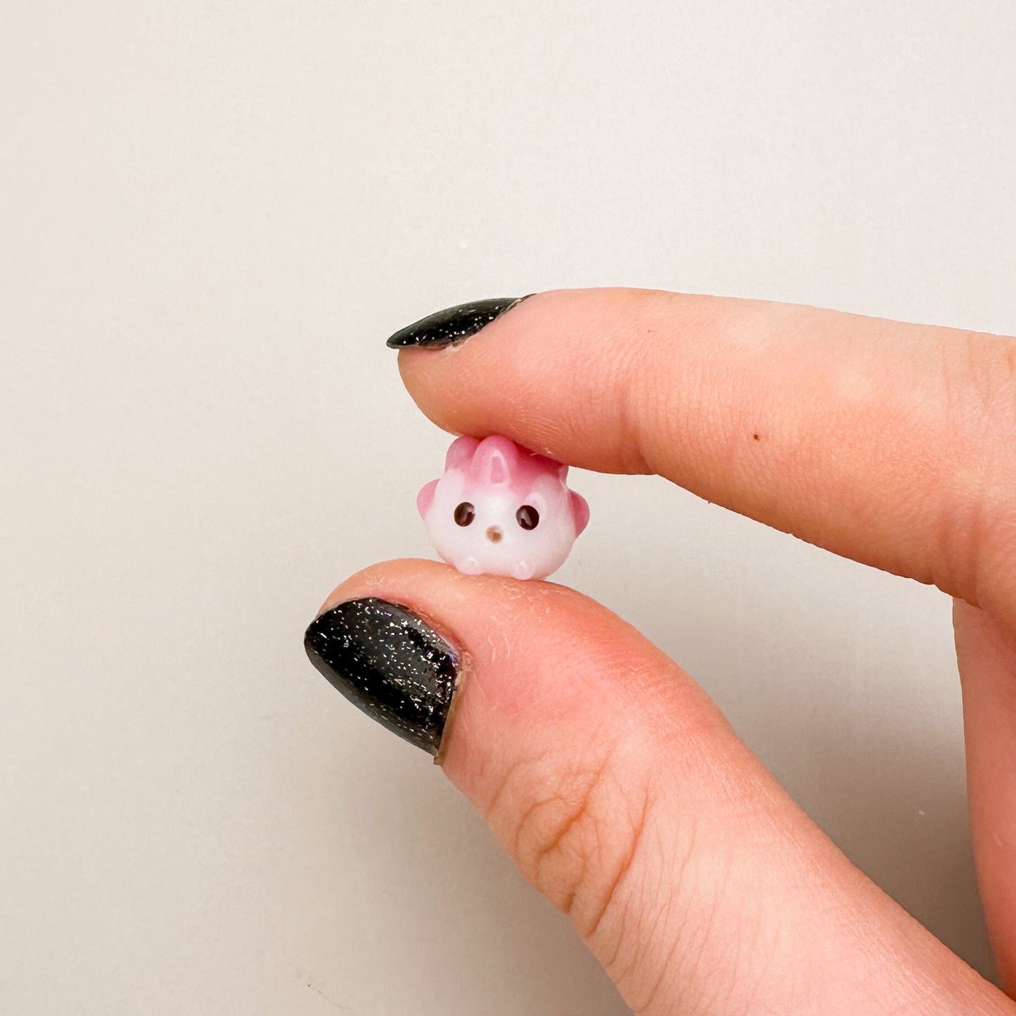 Chibi Handmade Glass Beads - Hedgehog (LB186)