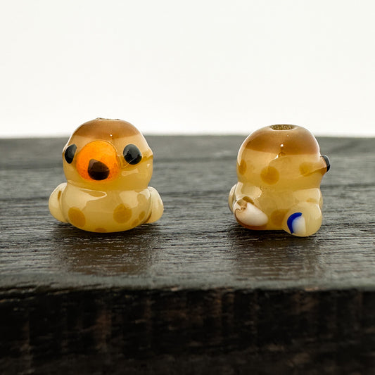 Chibi Handmade Glass Beads - Mallard Female (LB288)