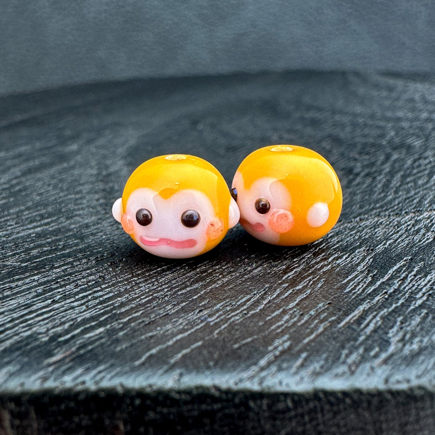 Chibi Handmade Glass Beads - Monkey (LB194)