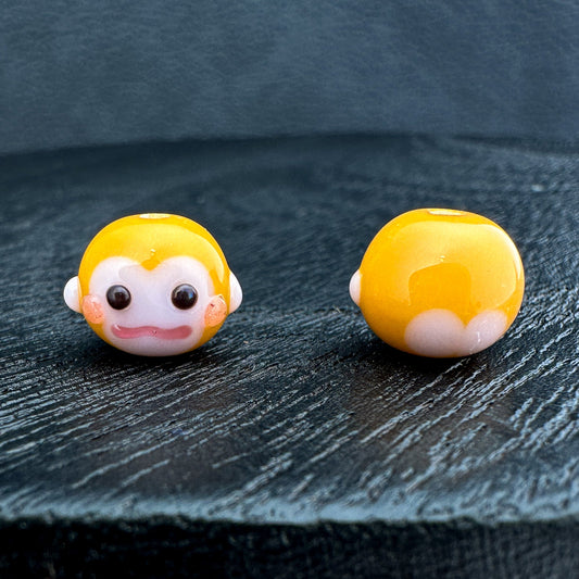 Chibi Handmade Glass Beads - Monkey (LB194)