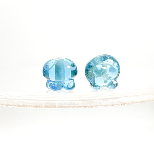 Chibi Handmade Glass Beads - Moon Jellyfish-The Bead Gallery Honolulu