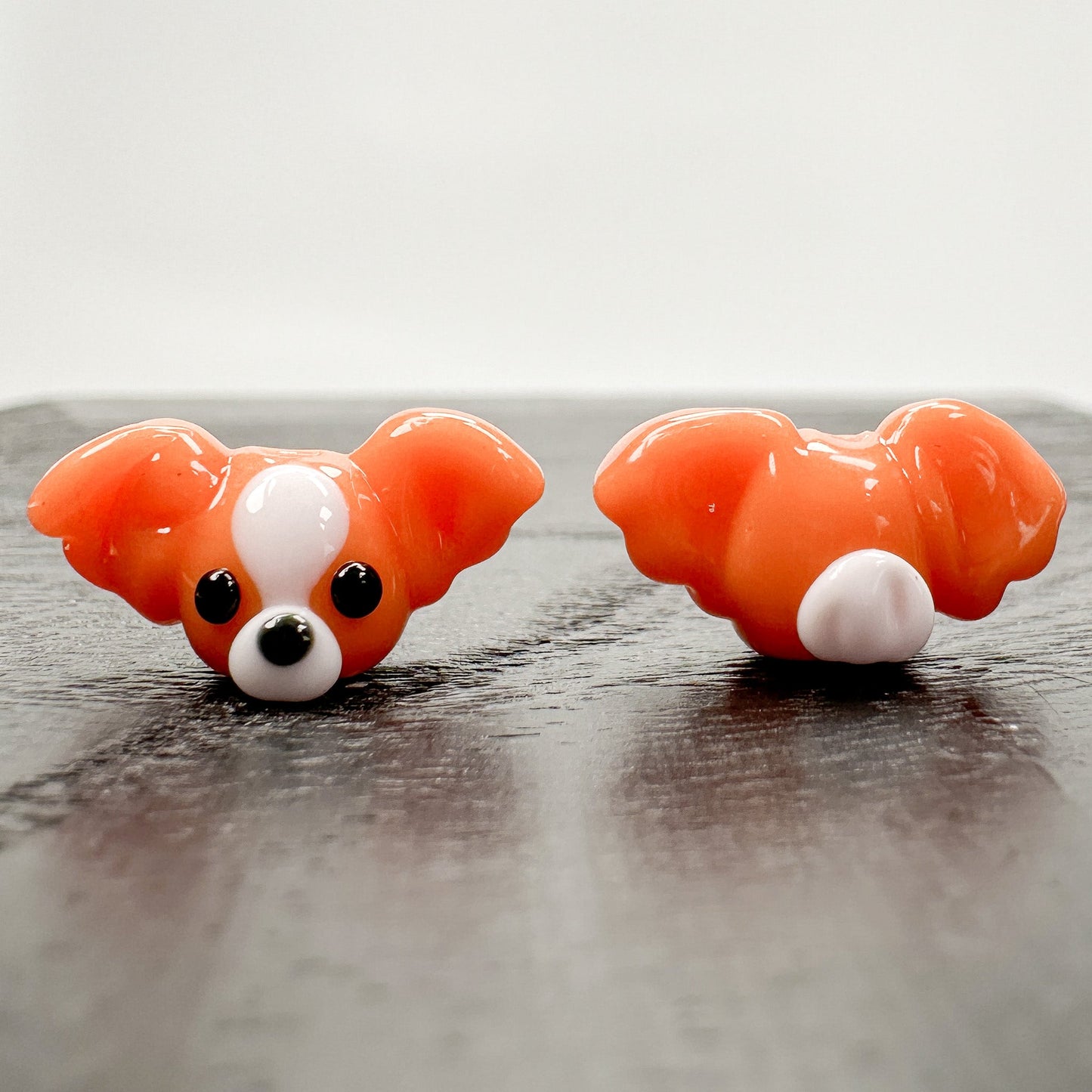 Chibi Beads - Papillon Dog Red-The Bead Gallery Honolulu