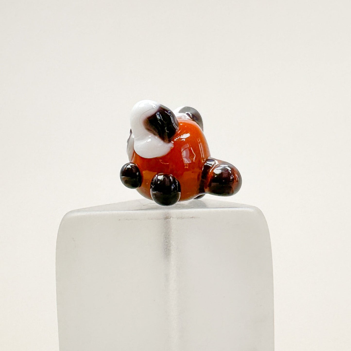 Chibi Handmade Glass Beads - Red Panda (Firefox)-The Bead Gallery Honolulu