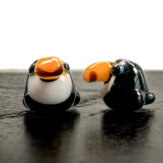 Chibi Handmade Glass Beads - Toco Toucan-The Bead Gallery Honolulu