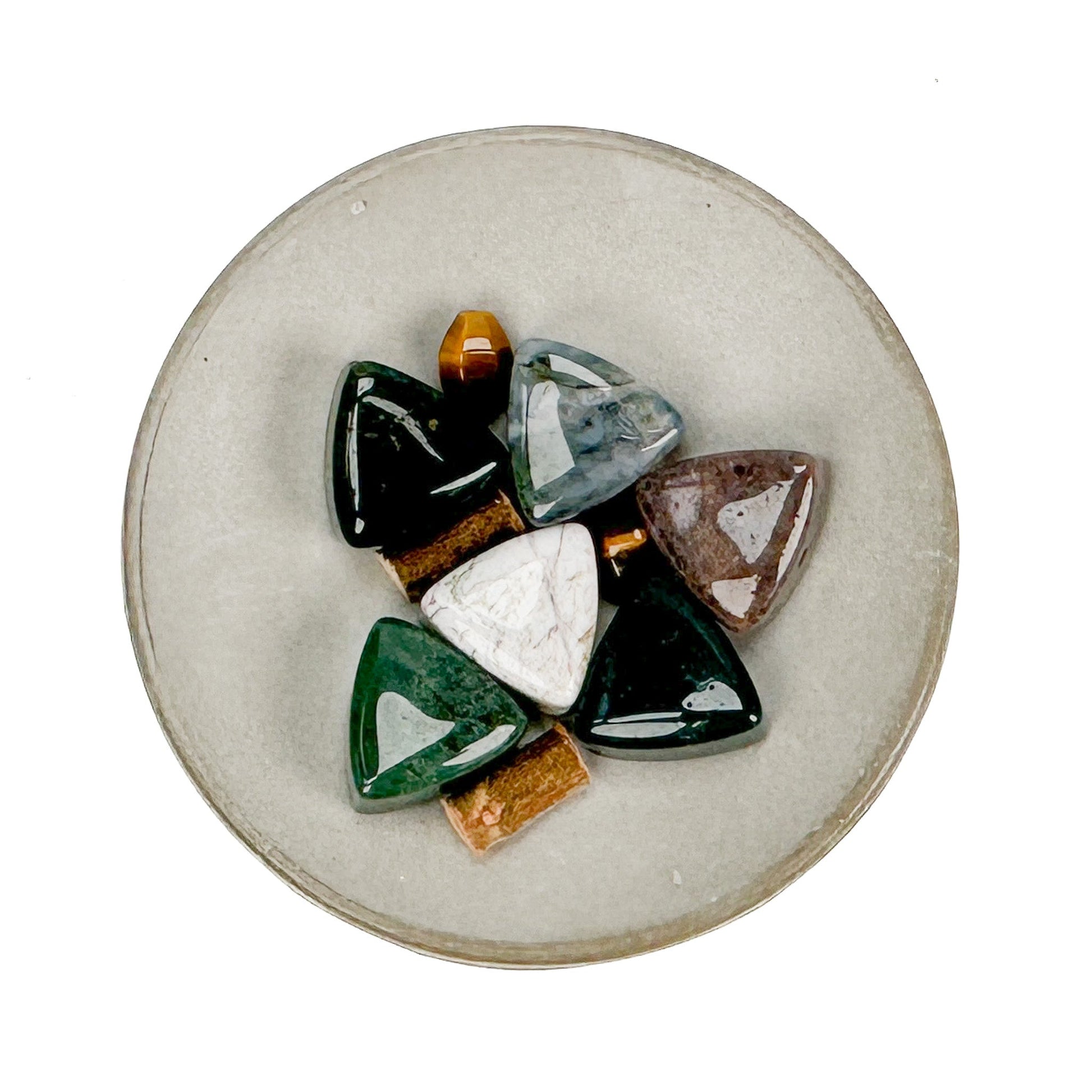 Christmas Tree Gemstone Mix - 10 pcs.-The Bead Gallery Honolulu