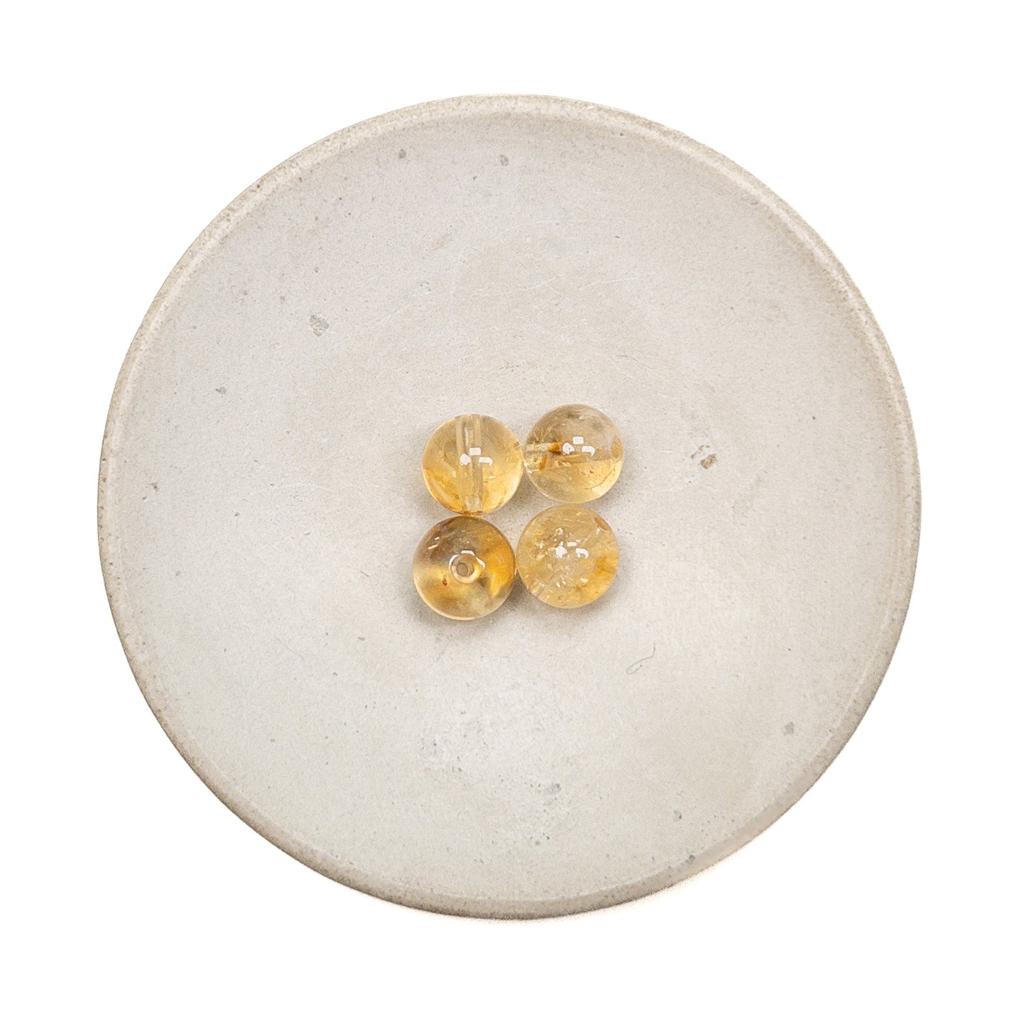 Citrine 8mm Round Bead - 1 pc. (P1604 )