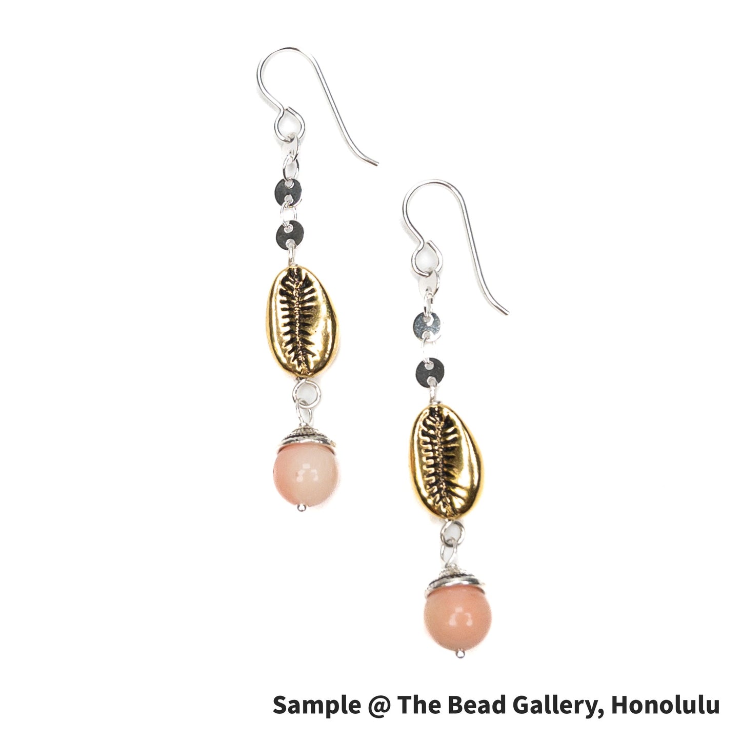 Cutie Cowrie Shell Bead (2 Colors Available) - 2 pc.