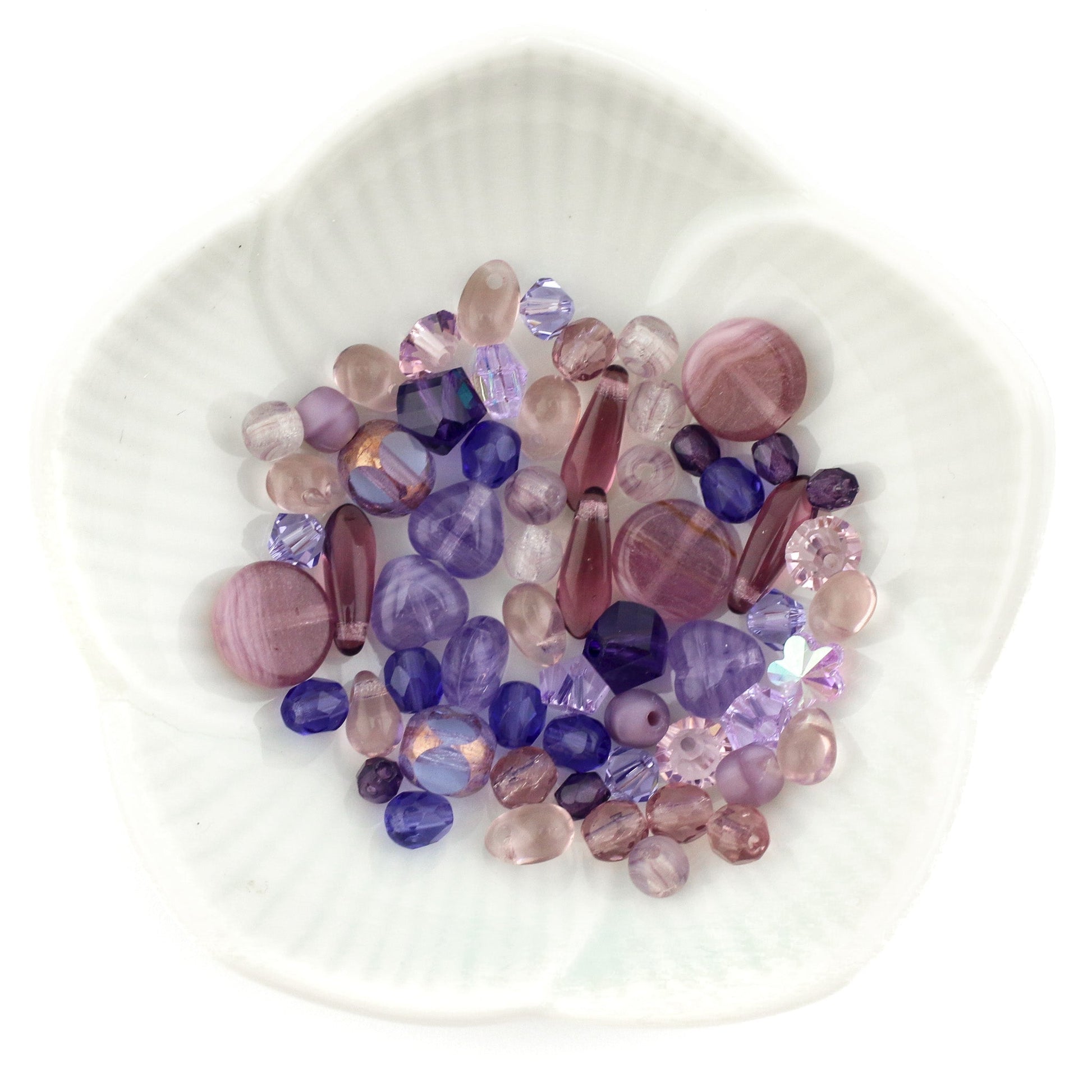 Cupcake Mix - Glass Bead & Swarovski Crystals (5 Color Options)-The Bead Gallery Honolulu