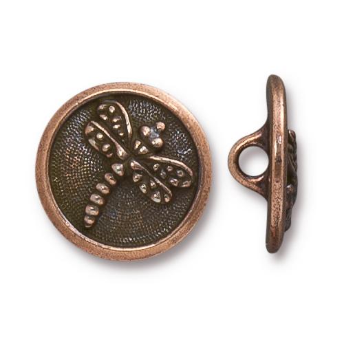 Dragonfly Button (3 Colors Available) - 1 pc.