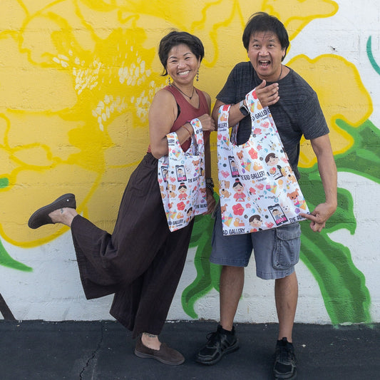 Eden x The Bead Gallery: SILVER ANNIVERSARY Limited Edition Nylon Tote Bag (2 Sizes Available)