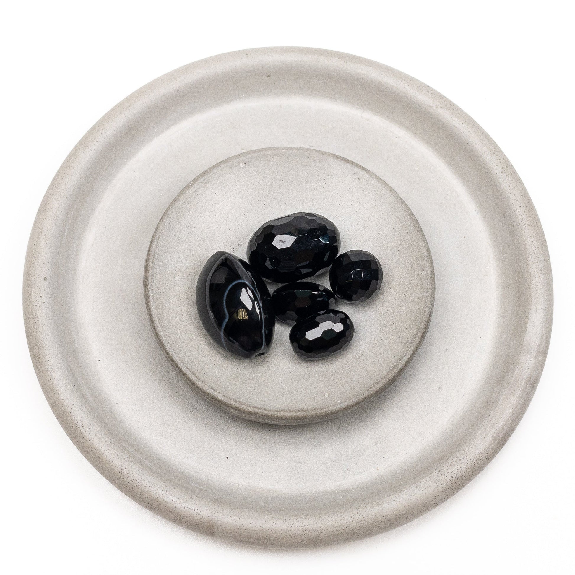 Fabulous Focals Black Agate Bead Mix - 5 pcs.