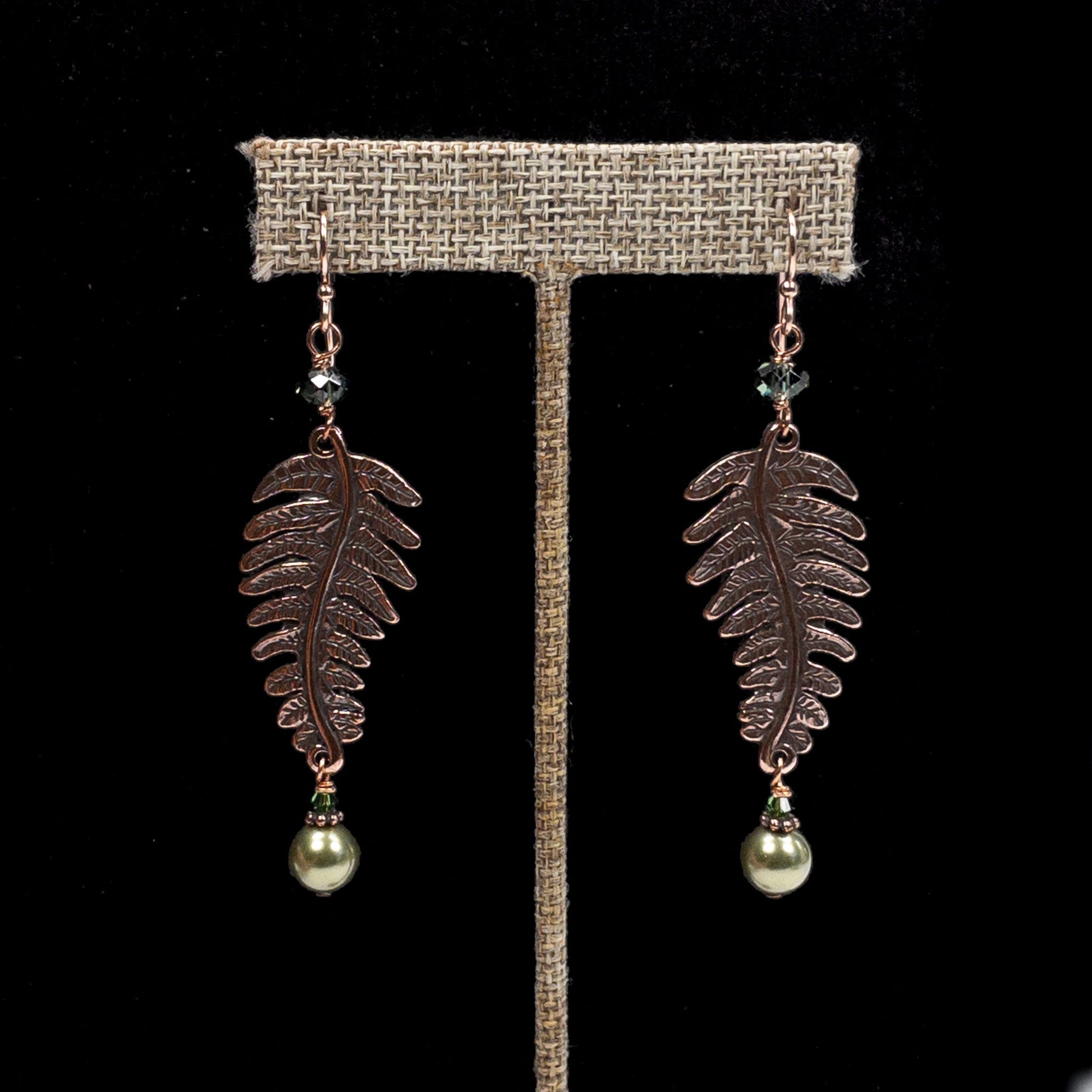 Fern Leaf Earring (3 Colors Available) - Kit or Finished Earrings