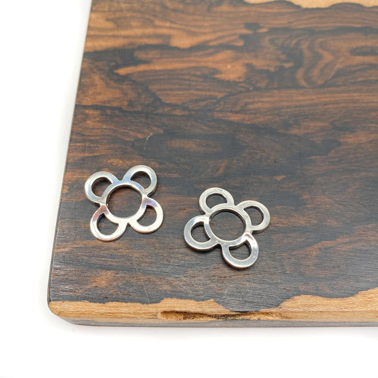 Flower Frame (Sterling Silver) - 1 pc.